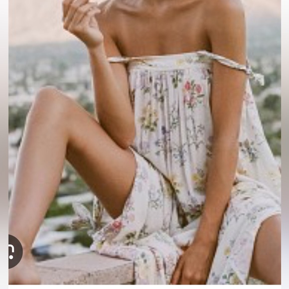 EUC Spell Posey Strappy Midi Dress size medium - Picture 3 of 11